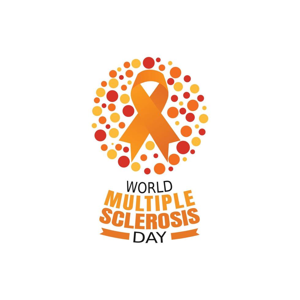 world multiple sclerosis day vector illustration
