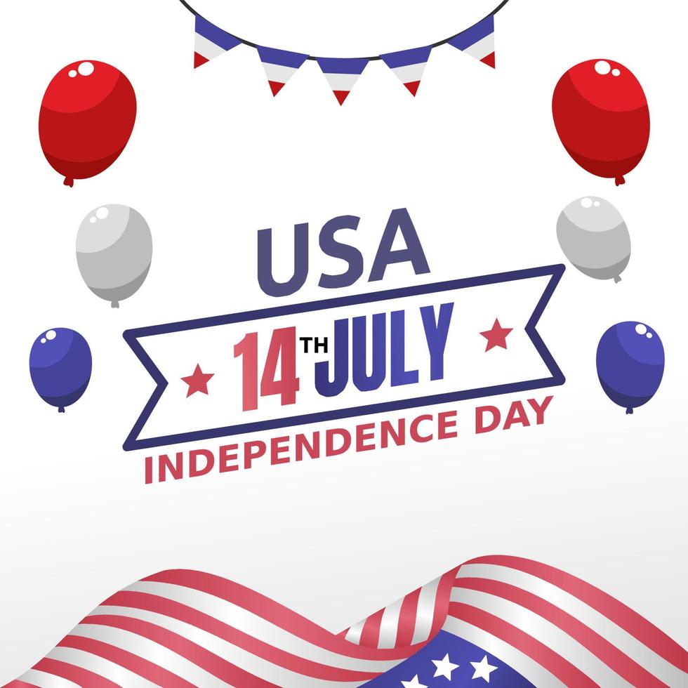 USA independece Day vector illustration