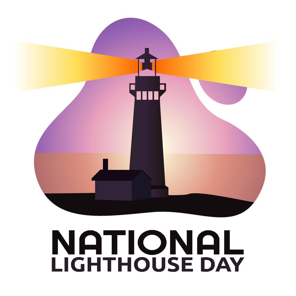 national lighting house day vector illustration