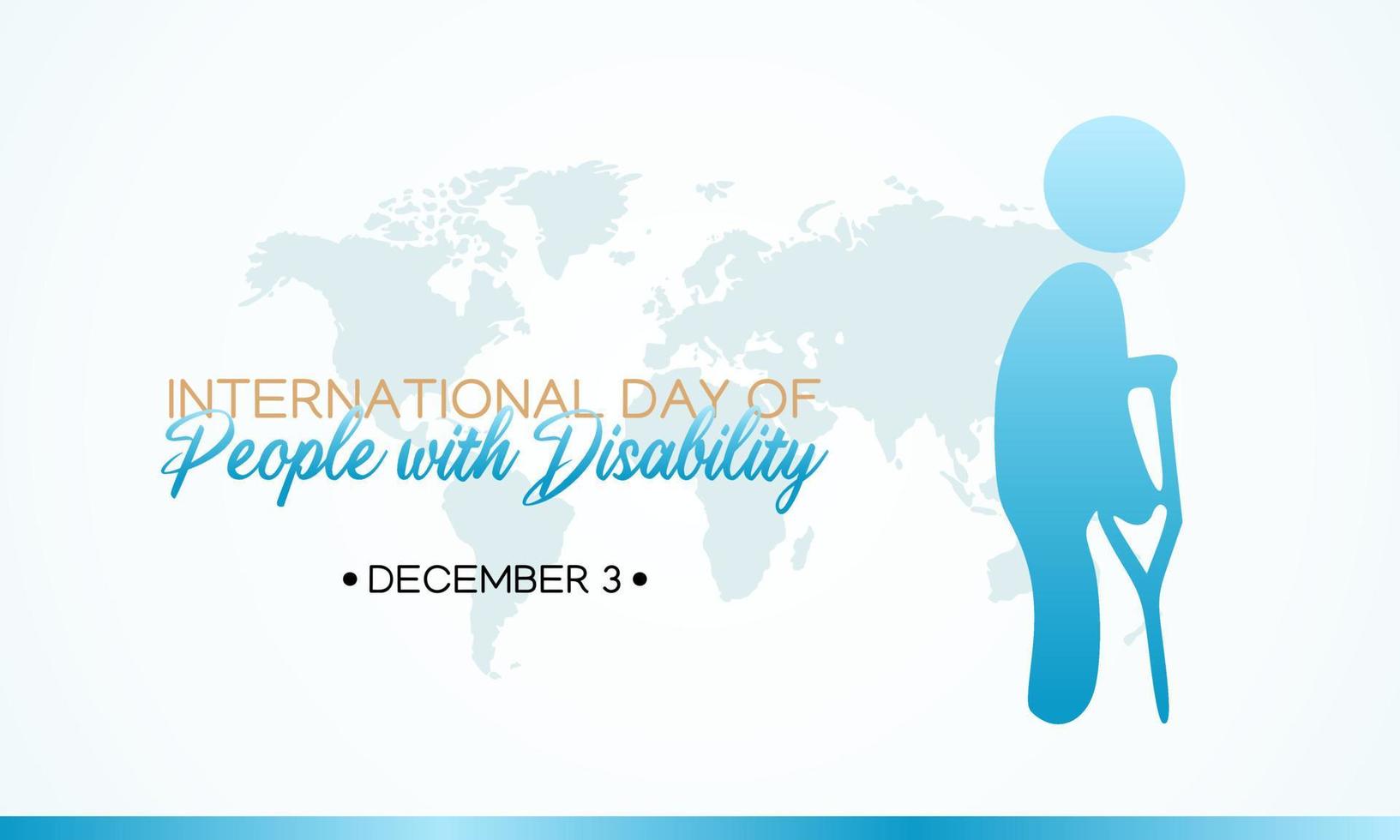 international of people with disability vector illustration