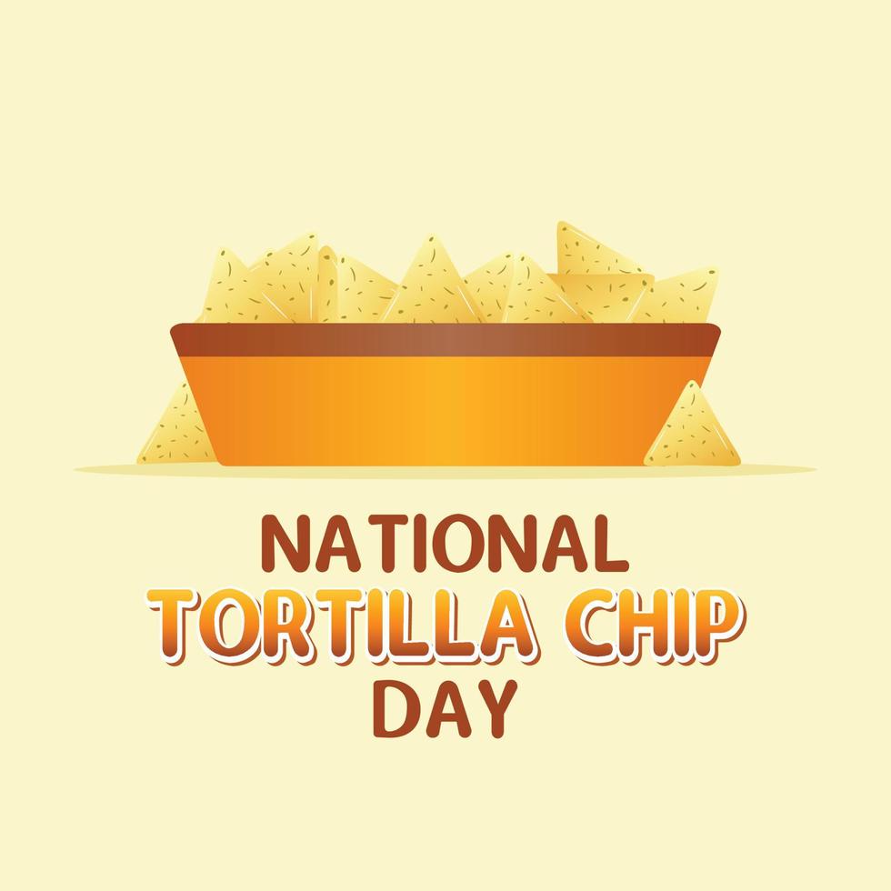 national tortilla day vector illustration