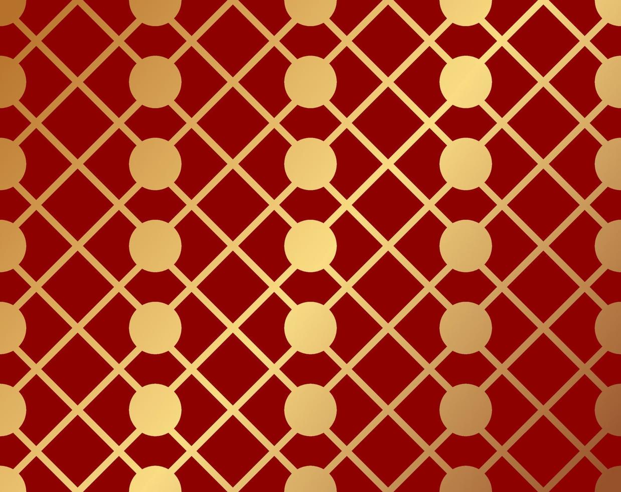 Chinese pattern template vector illustration