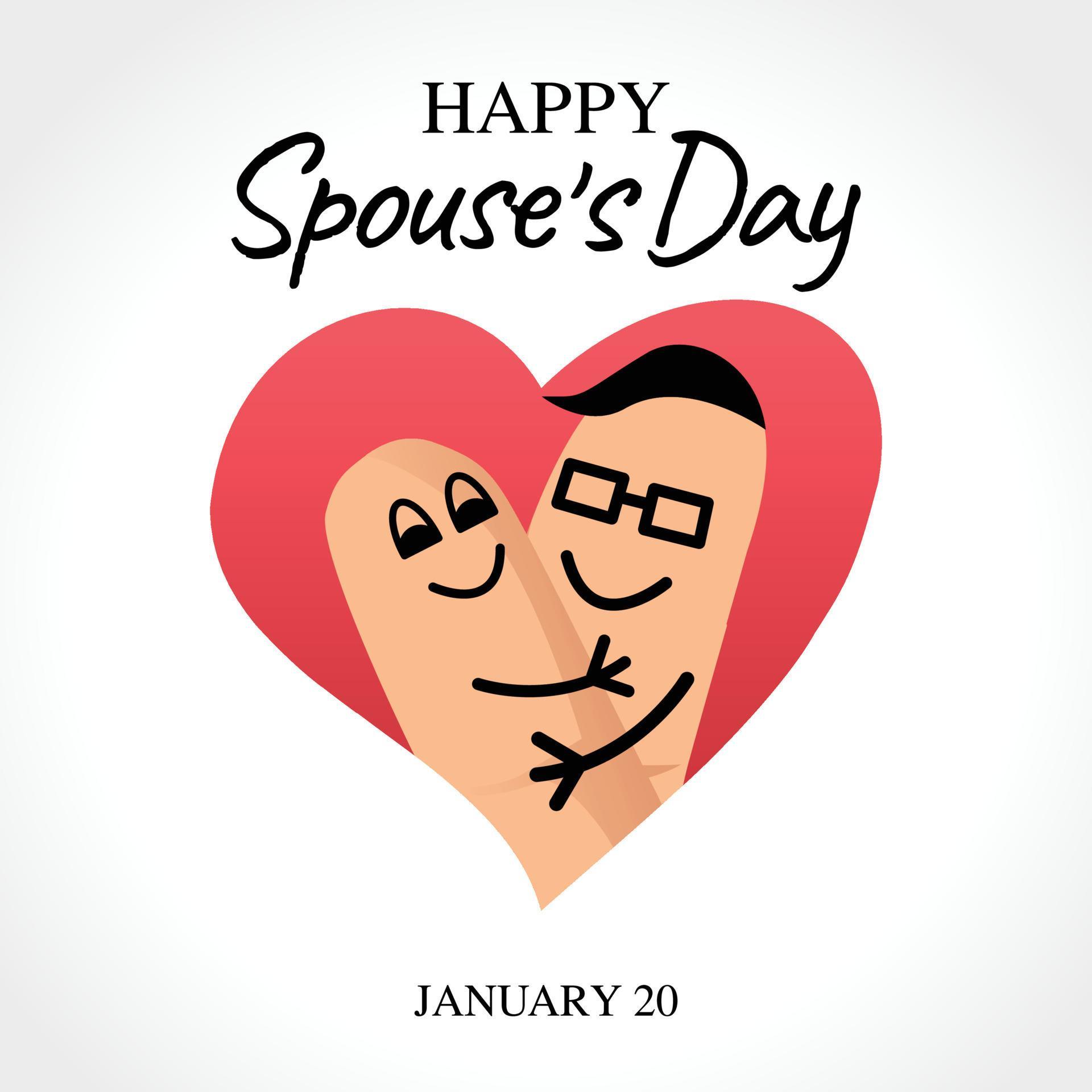 happy spouse day vector illustration 5480967 Vector Art at Vecteezy