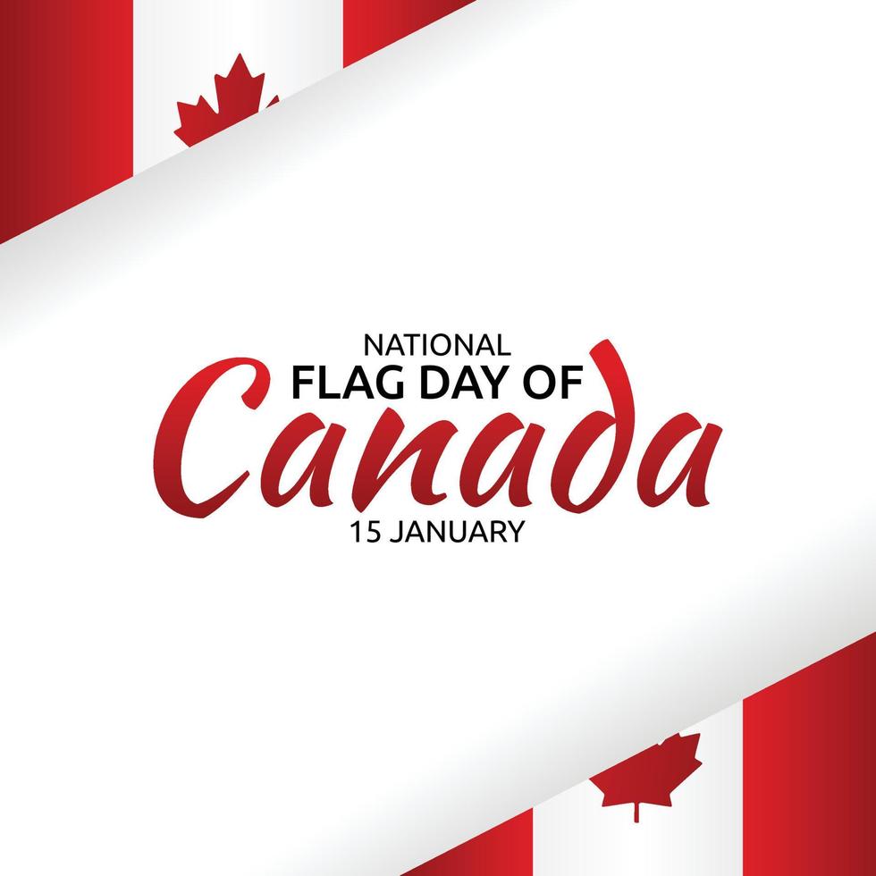 national flag of canada vector illustration