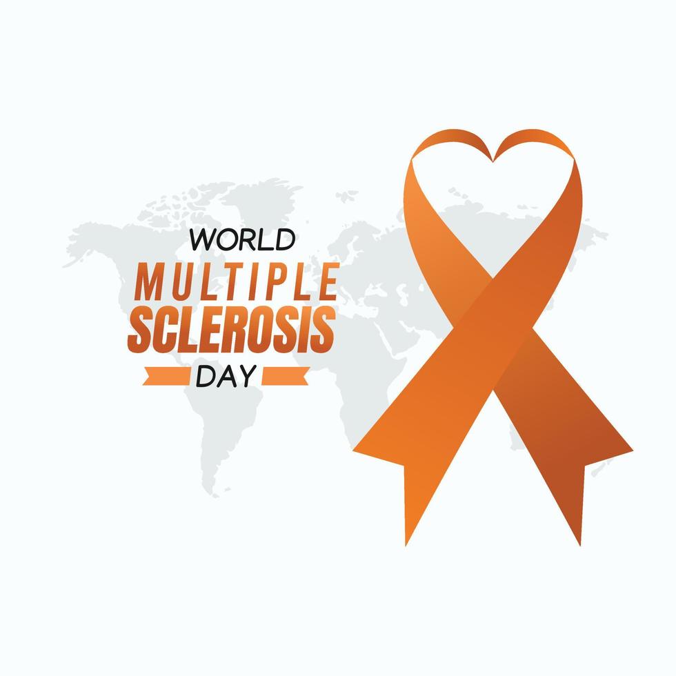 world multiple sclerosis day vector illustration