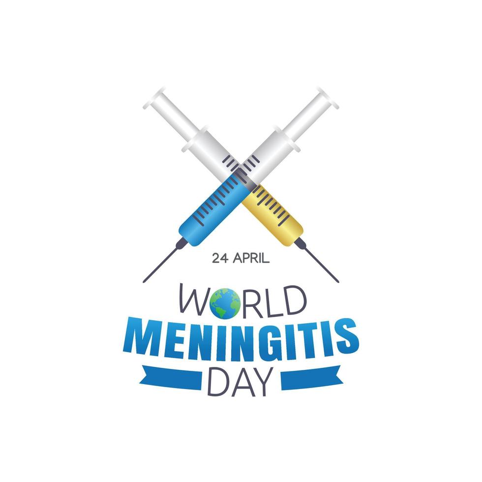 world meningitis day vector illustration