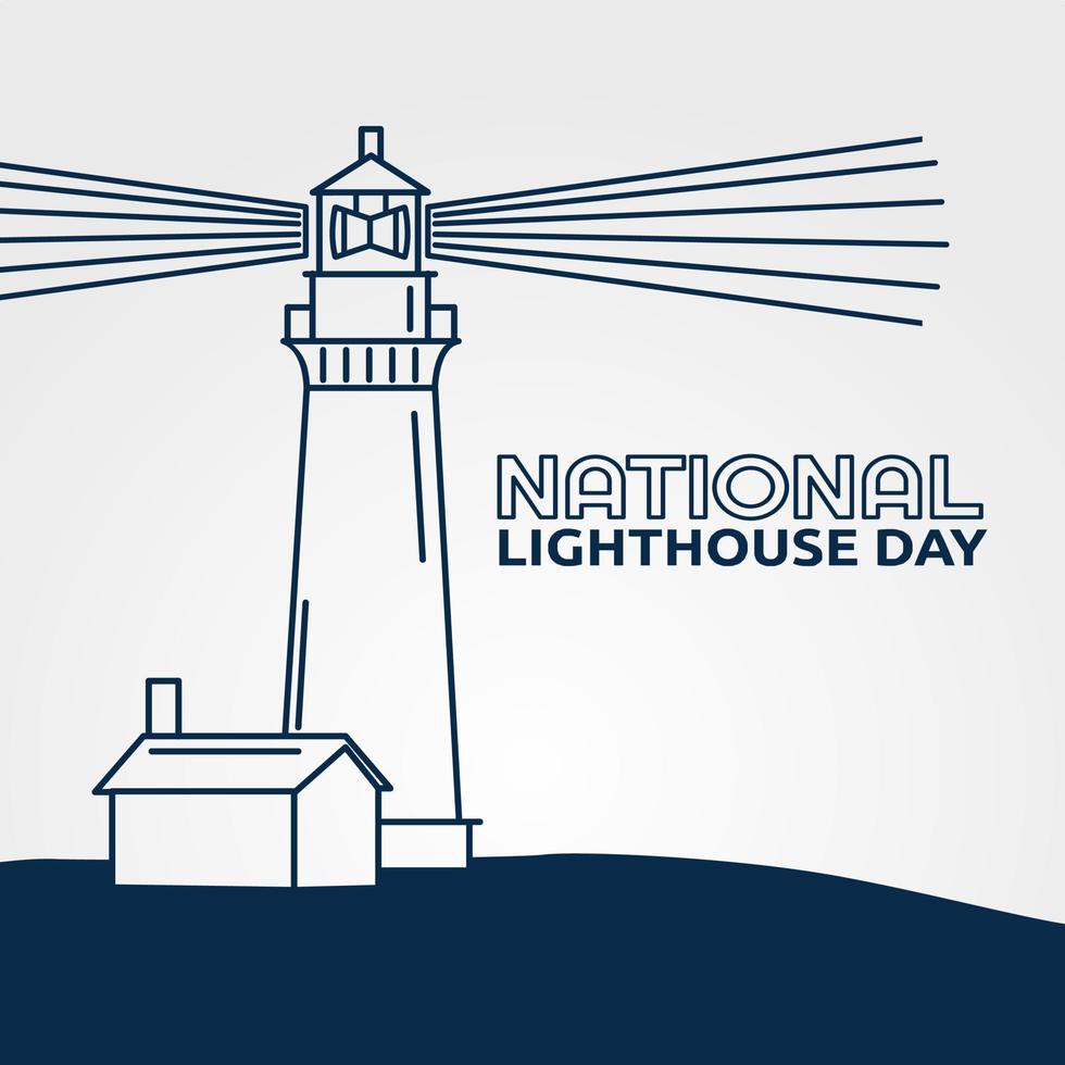 national lighting house day vector illustration