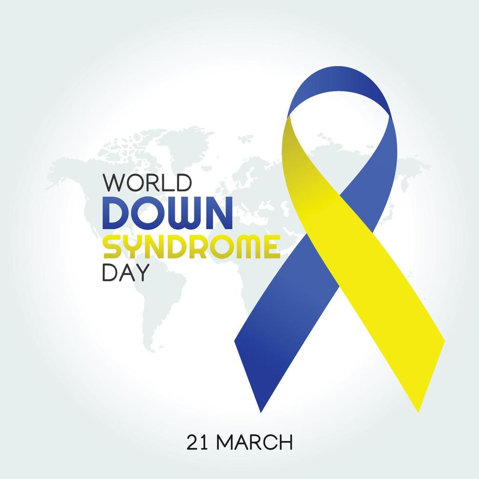 WORLD DOWN SYNDROME DAY vector illustration