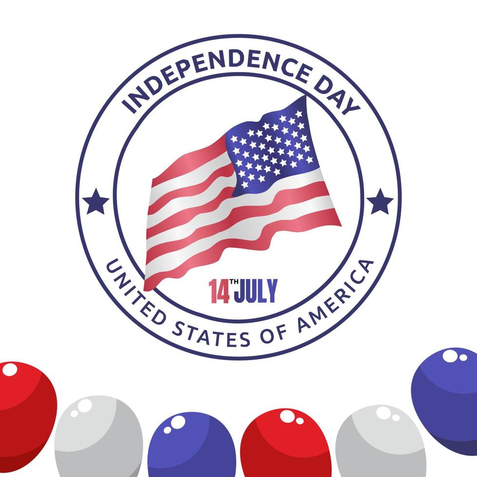 USA independece Day vector illustration