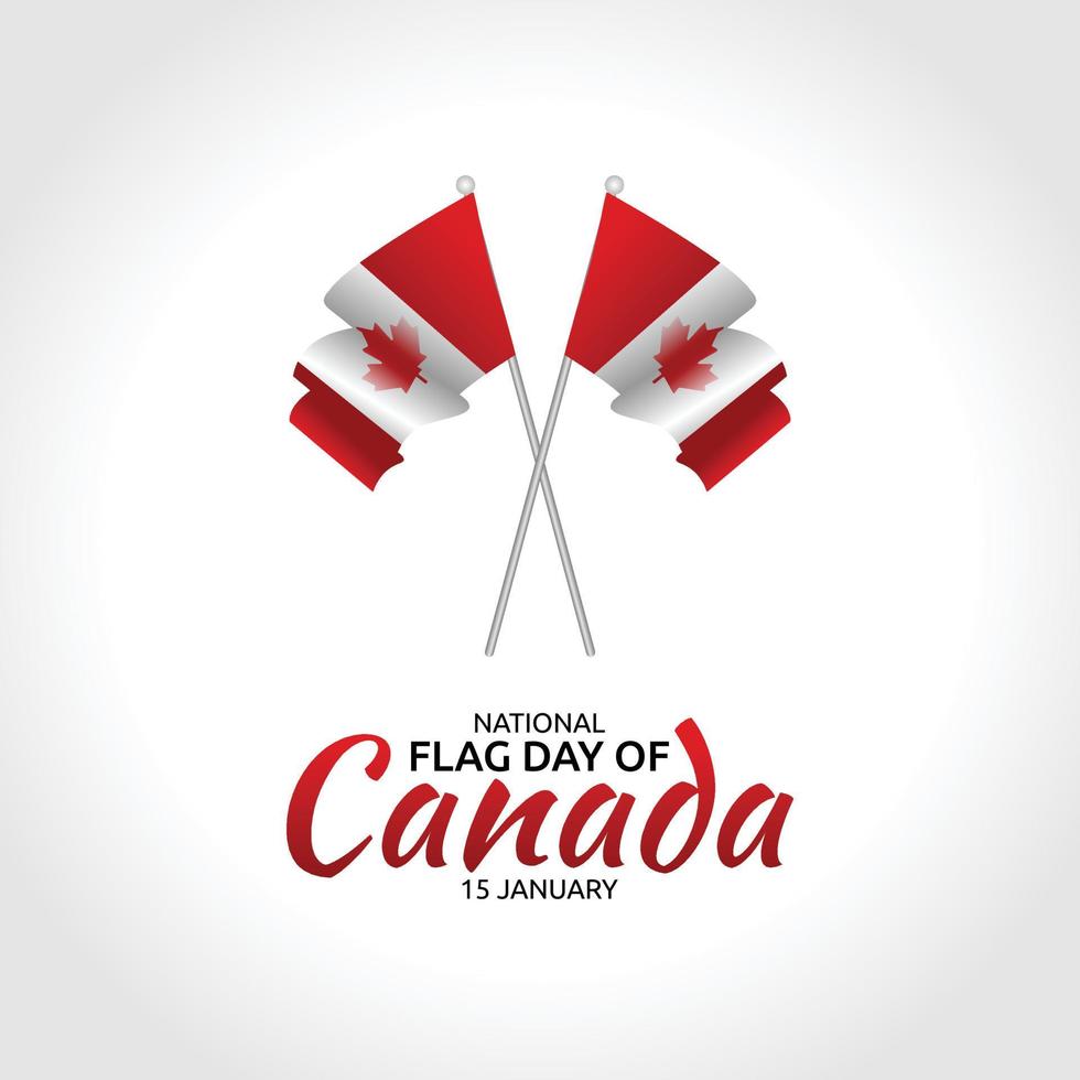 bandera nacional de canadá ilustración vectorial vector