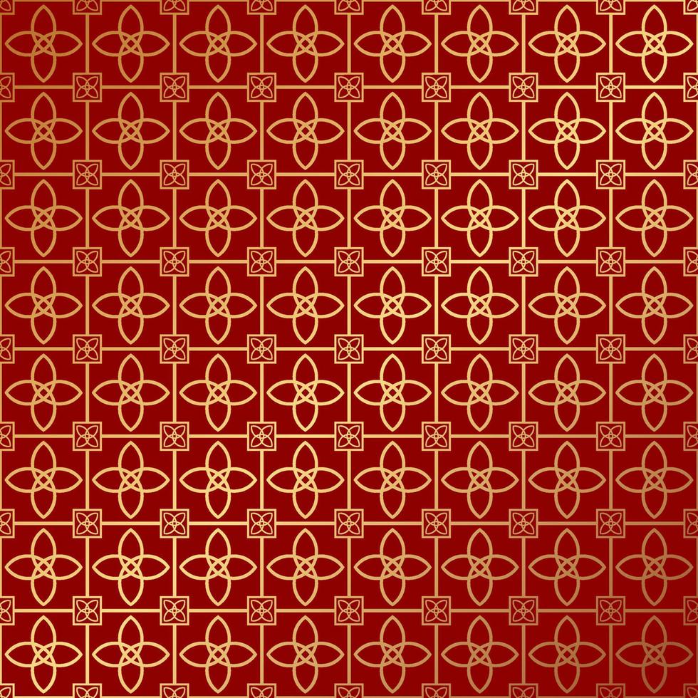 Chinese pattern template vector illustration
