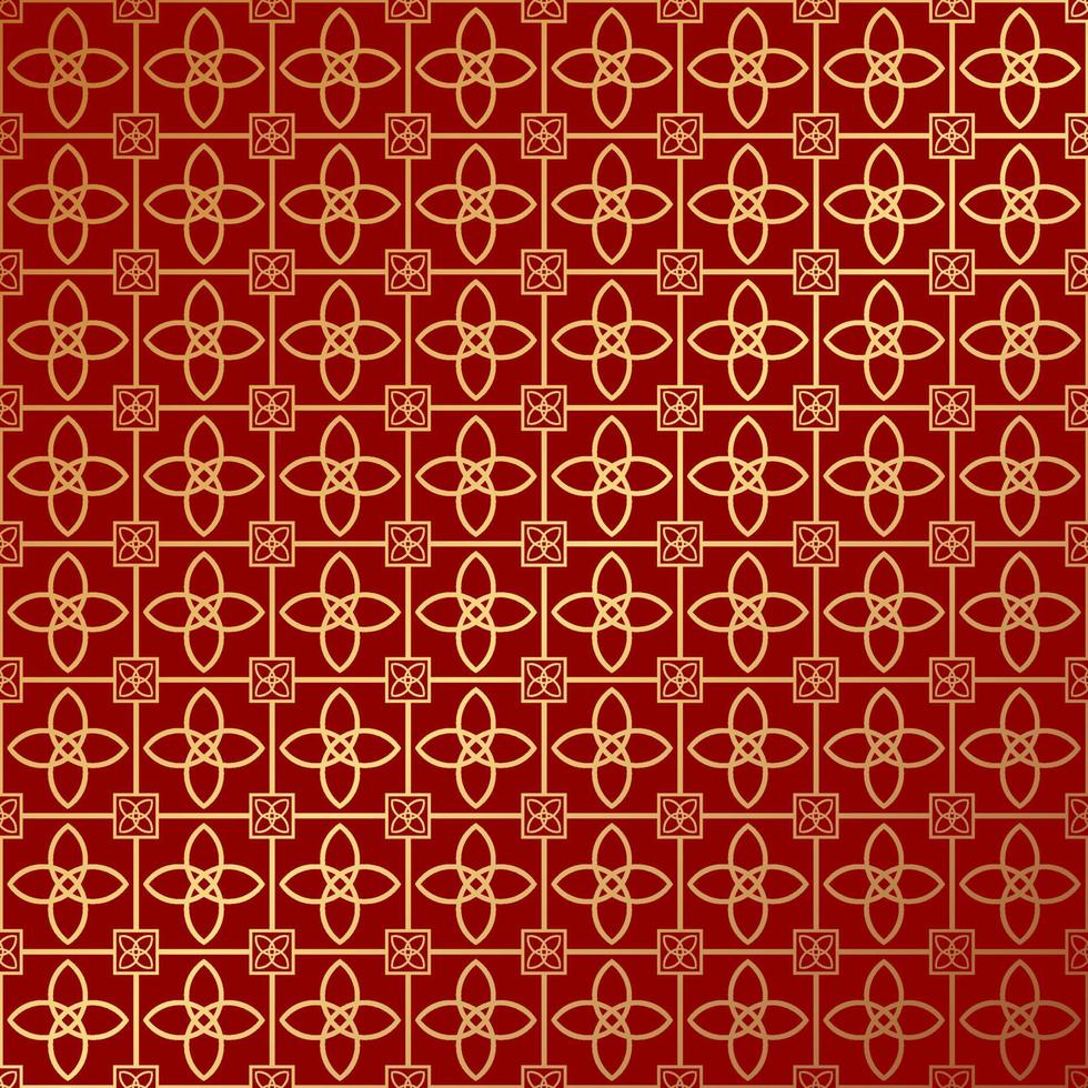 Chinese pattern template vector illustration