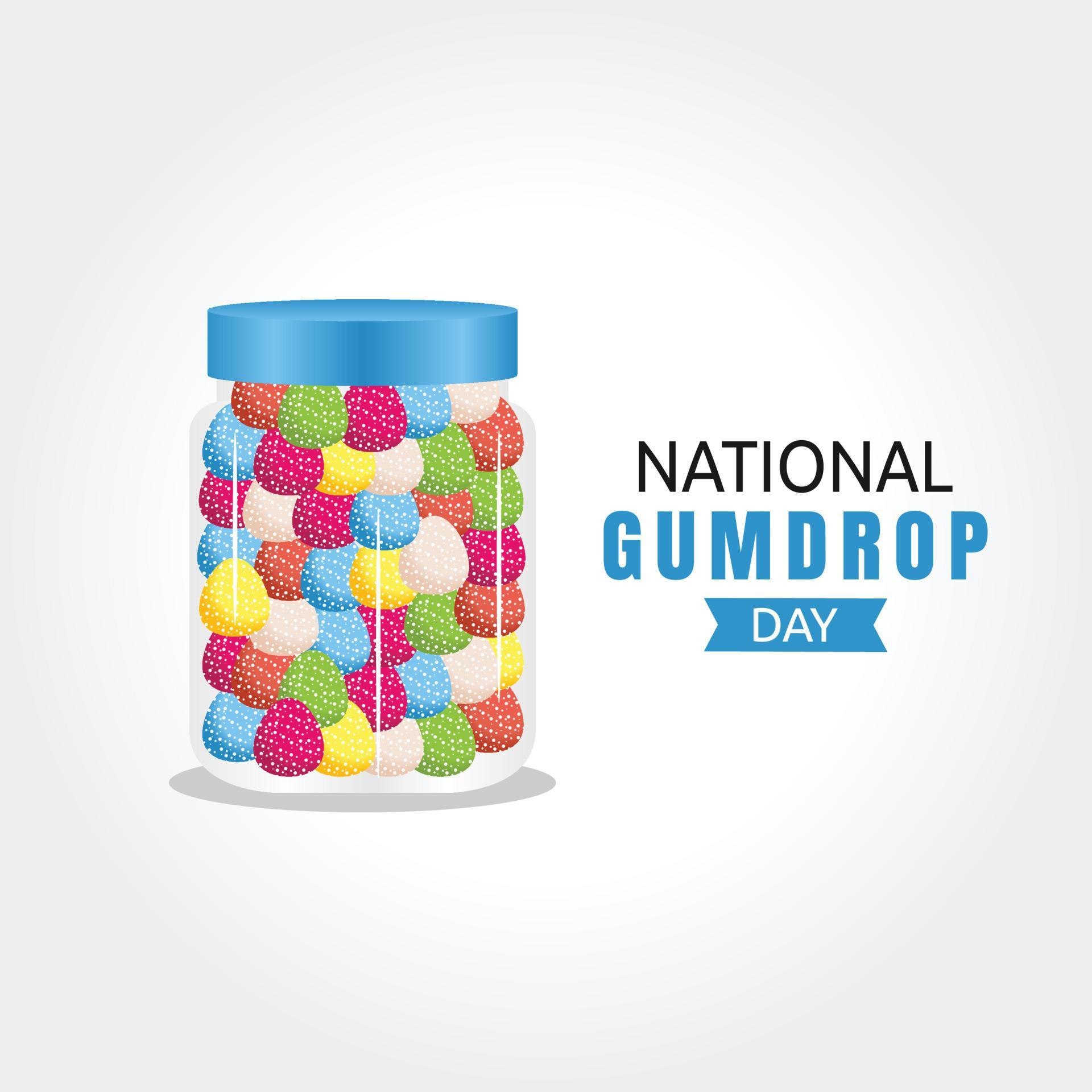 national gumdrop day vector illustration 5481245 Vector Art at Vecteezy
