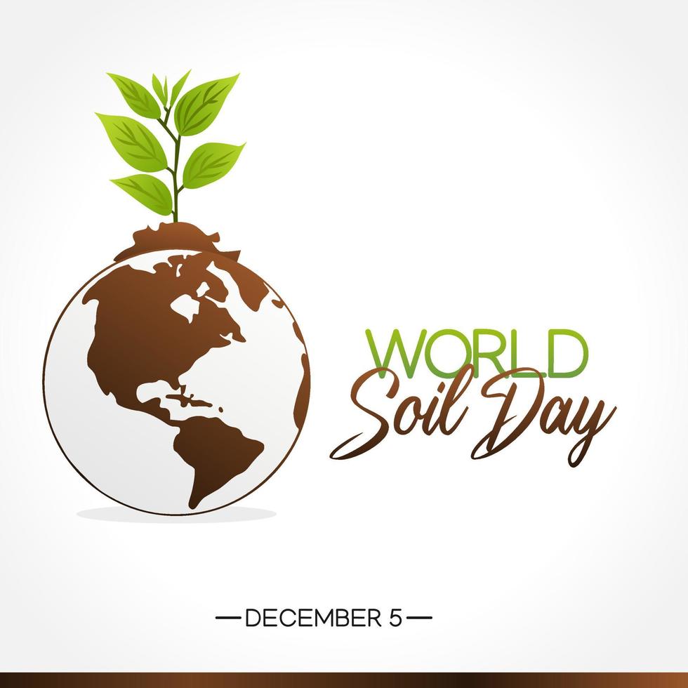 world soil day vector illustration