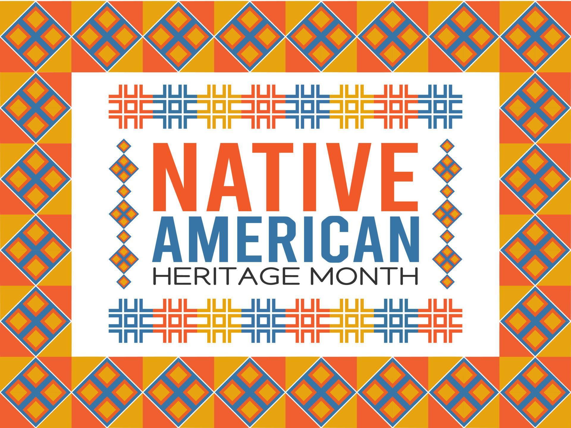 native american heritage month vector illustration 5481427 Vector Art