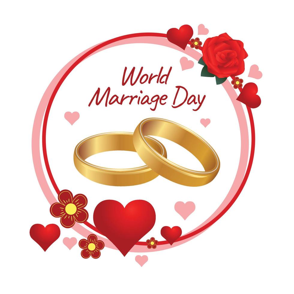 world marriage day vector illustration 5481439 Vector Art at Vecteezy