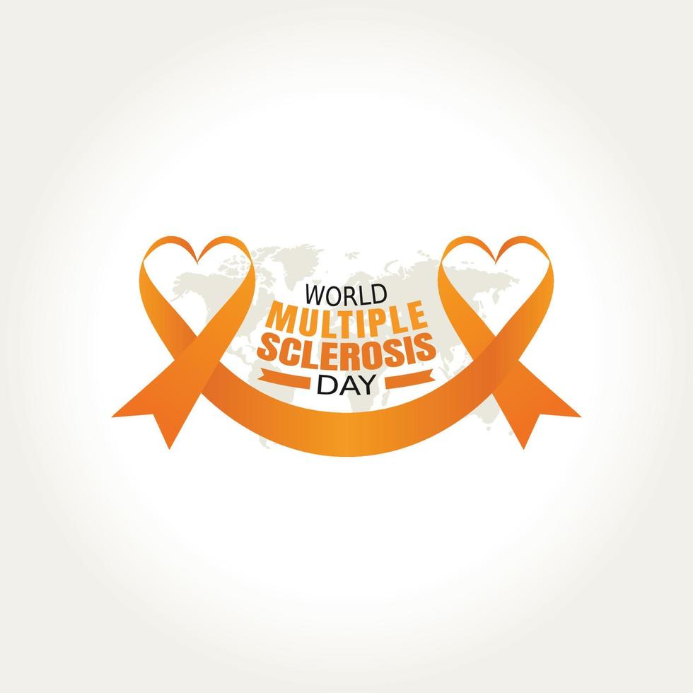 world multiple sclerosis day vector illustration