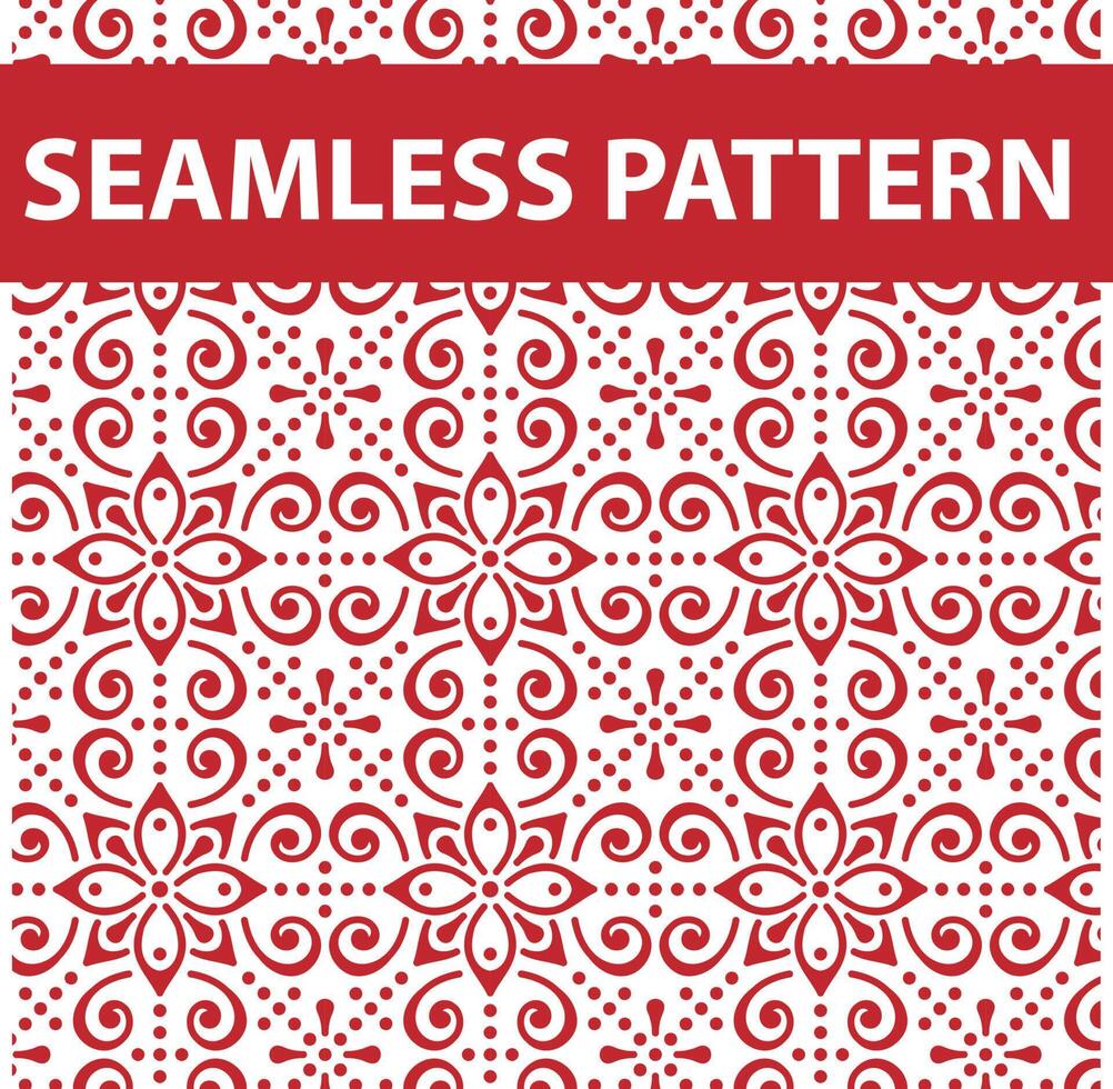 seamless pattern repeat tiles vector