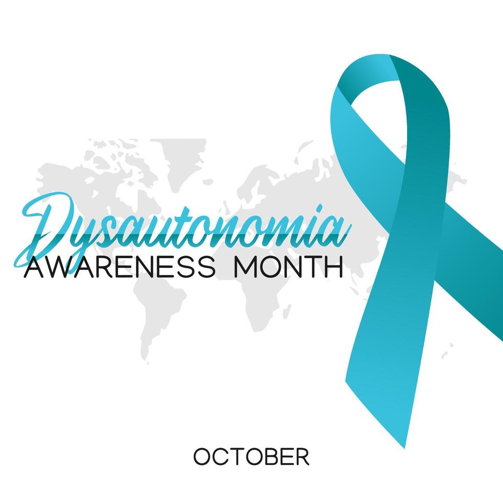 dysautonomia awareness month vector illustration