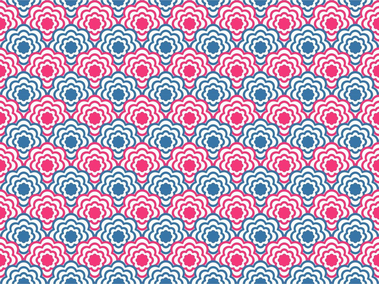 Japanese pattern template vector illustration