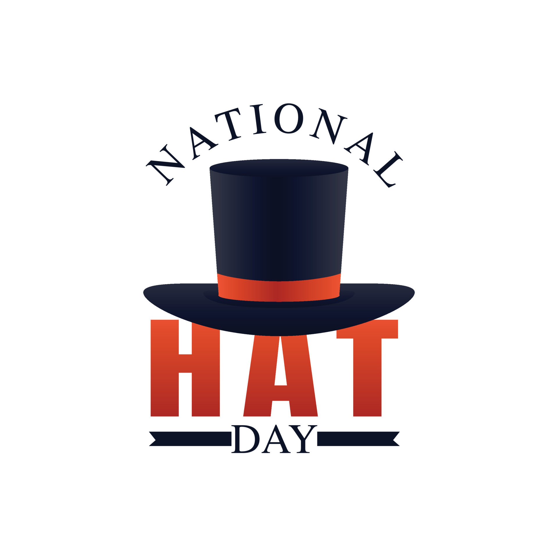 national hat day vector illustration 5481631 Vector Art at Vecteezy