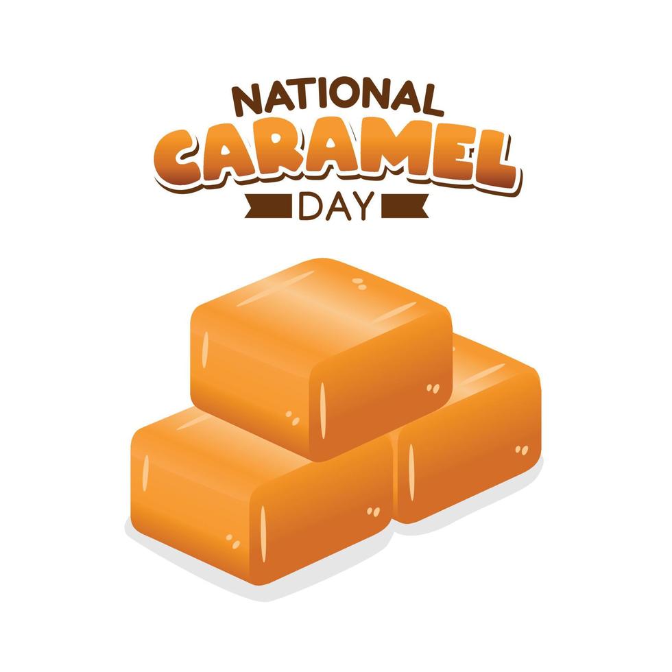 ilustración vectorial del día nacional del caramelo vector