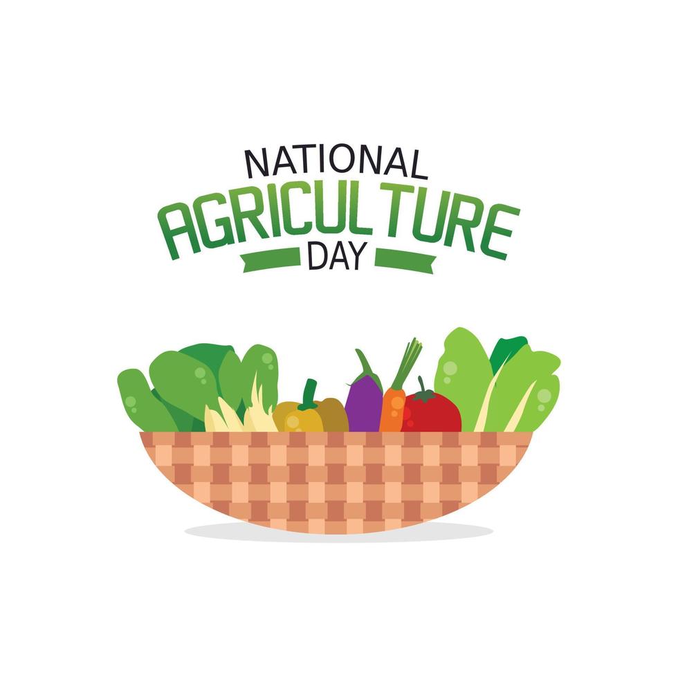 national agriculture day vector illustration 5481655 Vector Art at Vecteezy