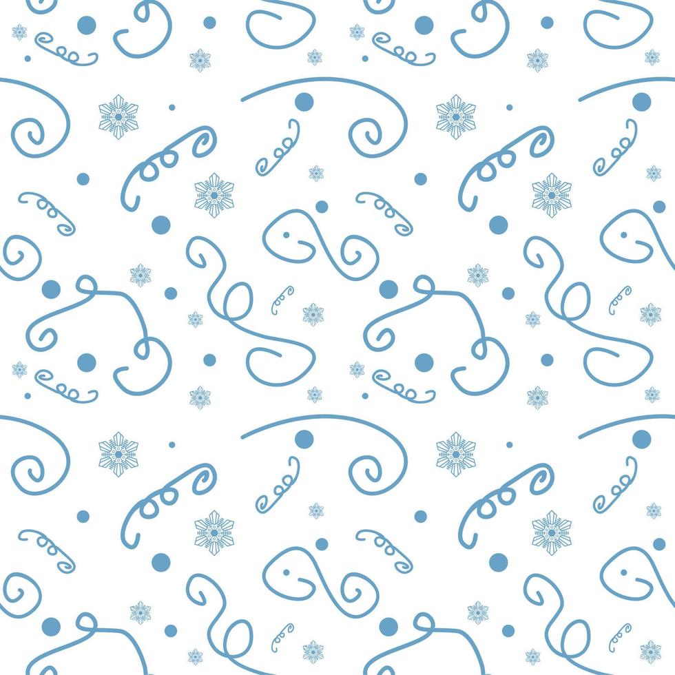 Snow pattern template vector illustration