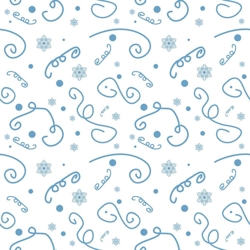 Snow pattern template vector illustration