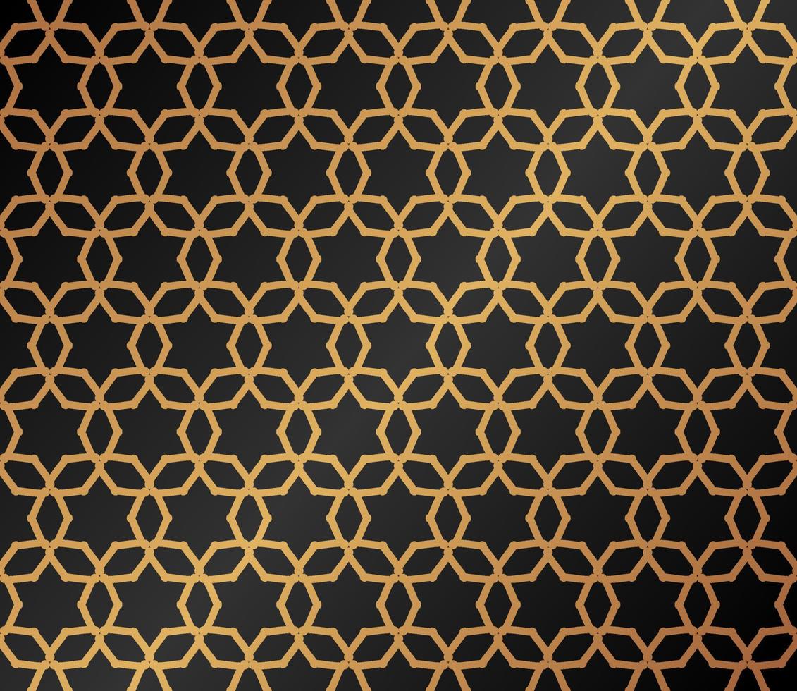 Arabic pattern template vector illustration