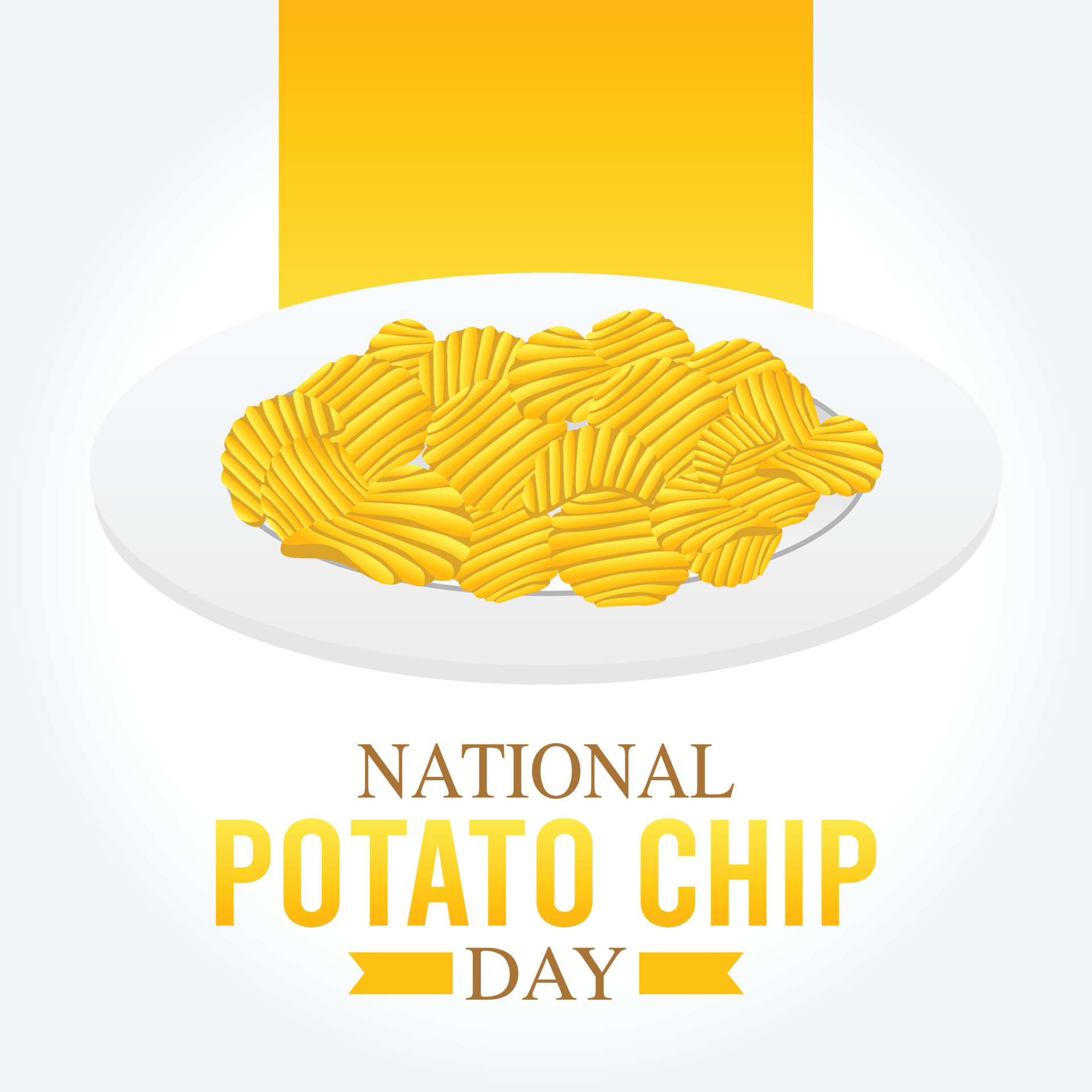 National potato chip day vector illustration 5481795 Vector Art at Vecteezy