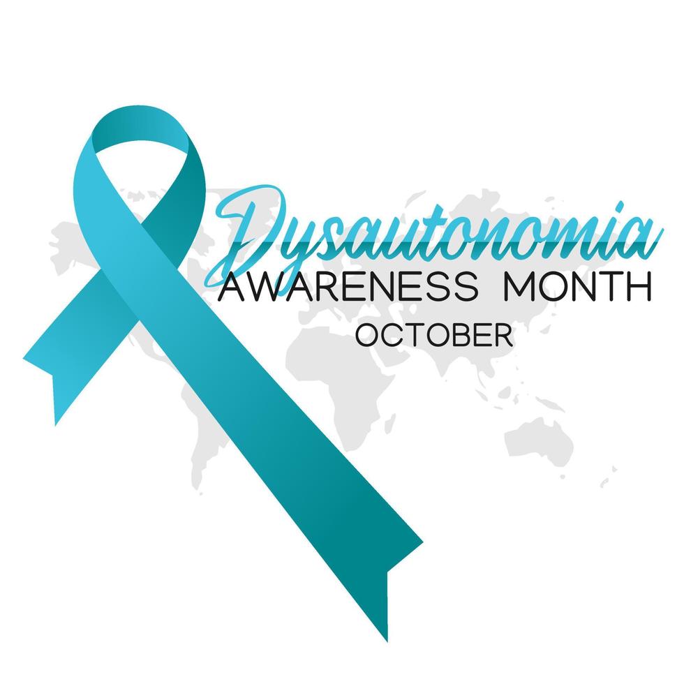 dysautonomia awareness month vector illustration