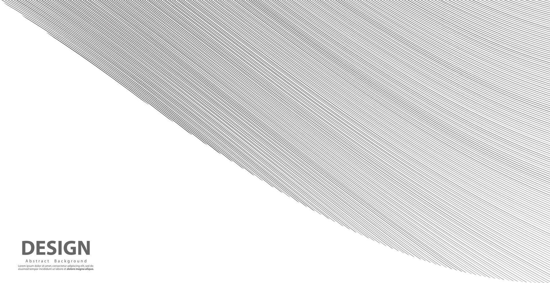 Abstract warped Diagonal Striped Background. Vector curved twisted slanting, waved lines texture. Brand new style for your business design.