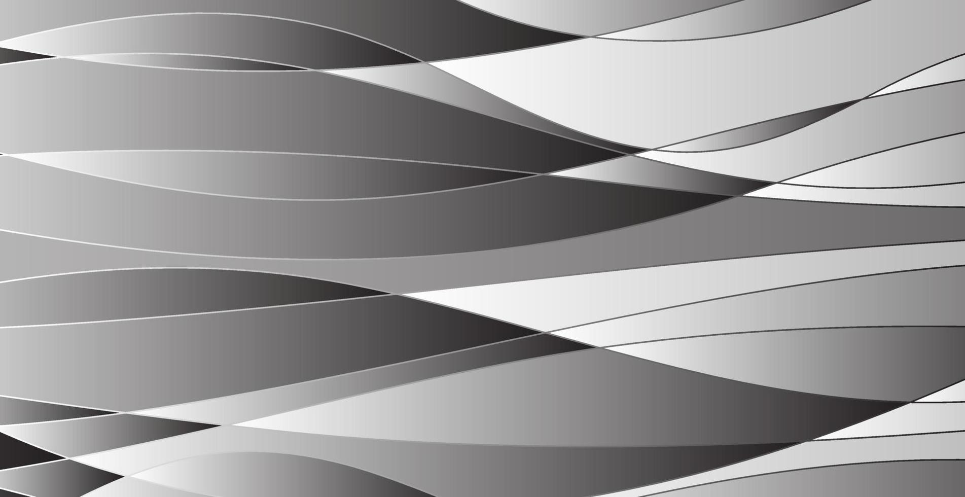 diseño de fondo de onda de patrón abstracto. líneas curvas dibujadas a mano. ilustración vectorial vector