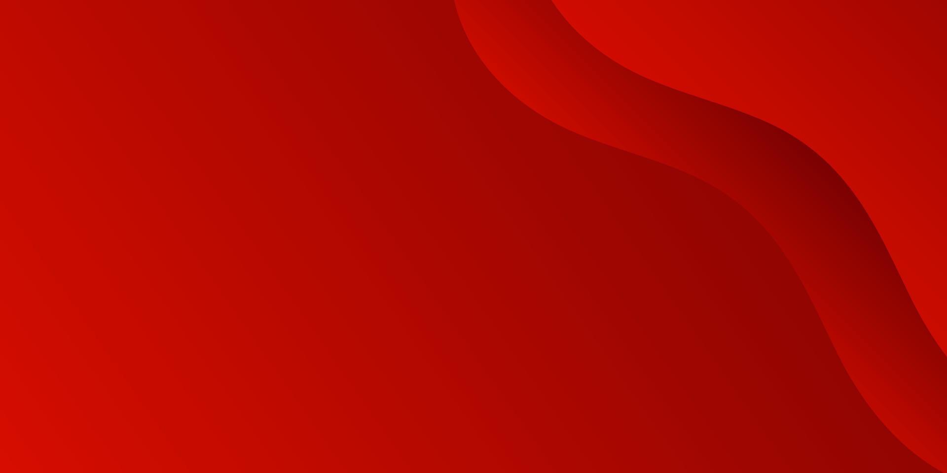 Minimal Wavy Red Gradient Dynamic Background. Abstract Modern Landing Page and Creative Design for Poster, Wallpaper, Flyer. Vector Illustration.