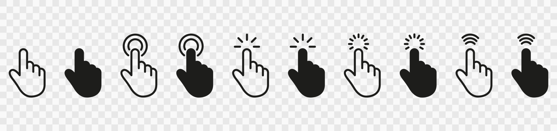 Web click many
