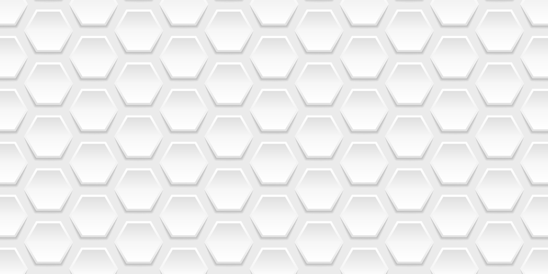 White Hexagonal Futuristic Simple Background. White Hexagon Banner ...