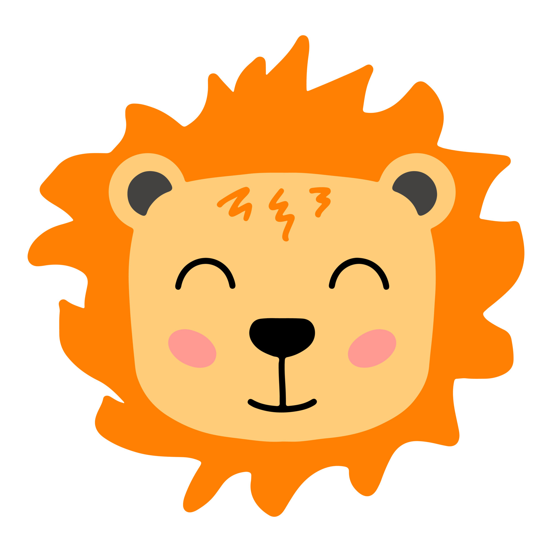 Cute hand drawn lion for kids poster isolated on white background. Funny cartoon lion icon. Vector doodle illustration for posters, cards, t-shirts, textiles, kids book, greeting cards, kids games 5483544 Vector Art Cute hand drawn lion for kids poster isolated on white background. Funny cartoon lion icon. Vector doodle illustration for posters, cards, t-shirts, textiles, kids book, greeting cards, kids games 5483544 Vector Art