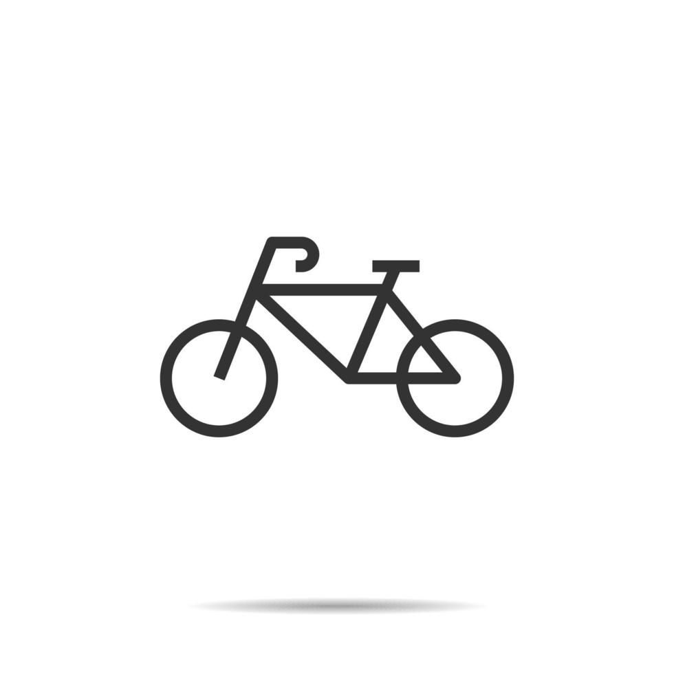 bicycle icon vector