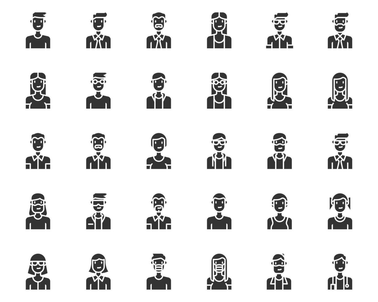 Avatar People icon vector