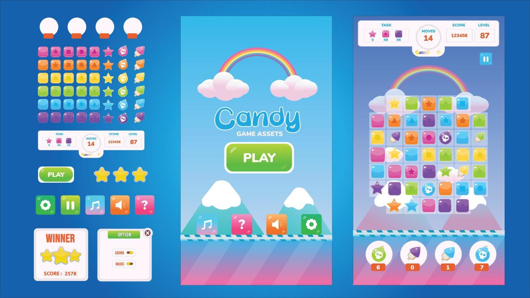 Candy Crush Vector Art, Icons, and Graphics for Free Download