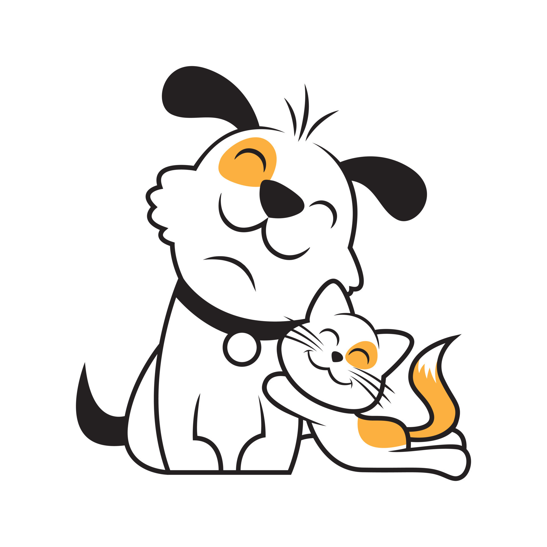 Dog and Cat Logo Vector 5484283 Vector Art at Vecteezy