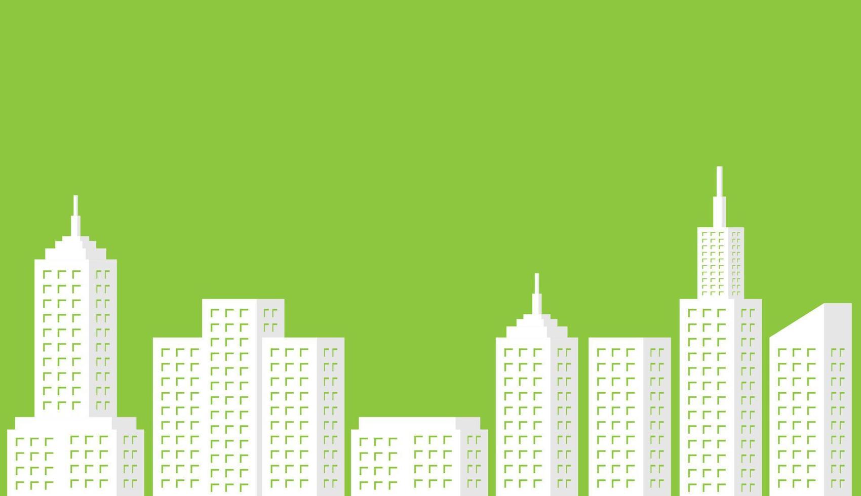 Urban landscape, Modern City scape, Green Cityscape, Eco city, Ecology vector