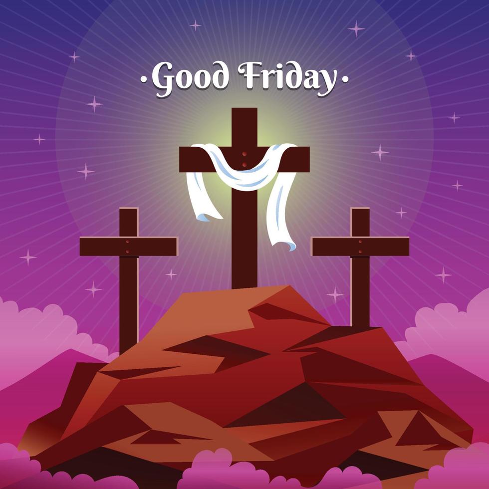 Good Friday Background vector