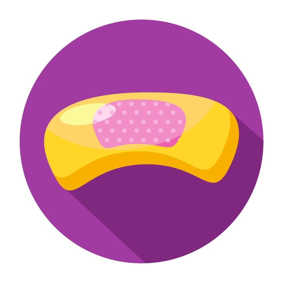 bandage icon cartoon flat design vector