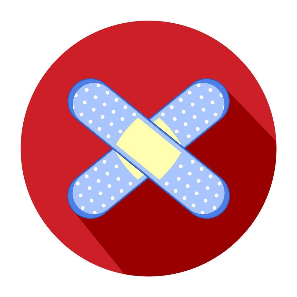 bandage icon cartoon flat design vector