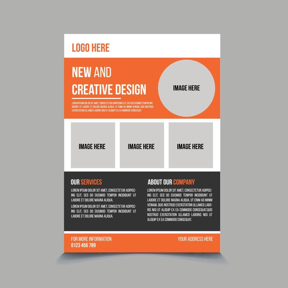 Creative Flyer Design vector