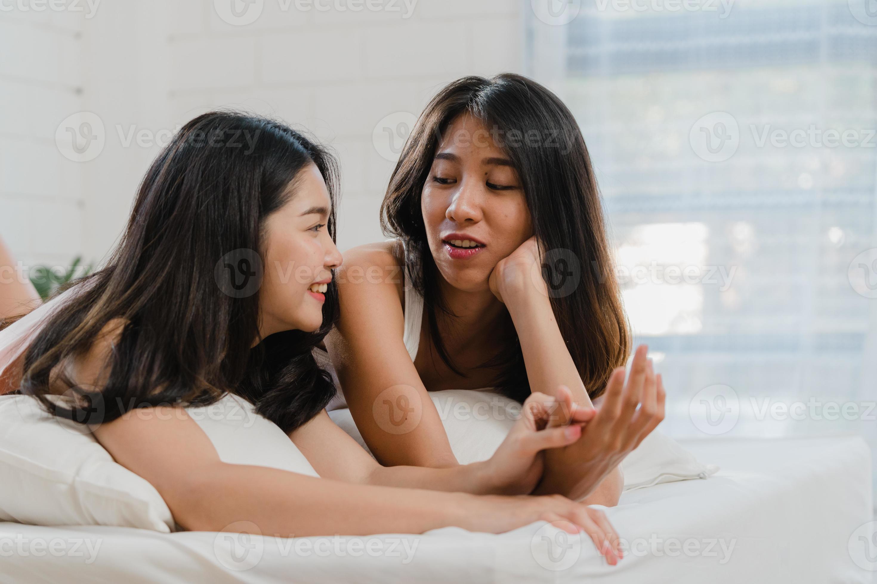 Asian Lesbian Hot Kissing