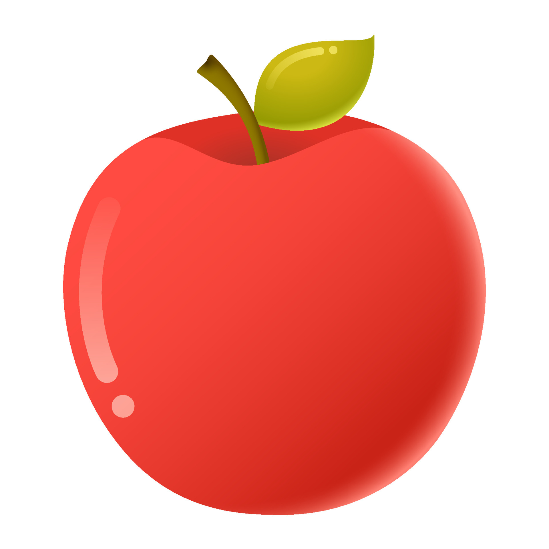 Cute cartoon apple fruit vector isolated on white background 5486350 Vector  Art at Vecteezy