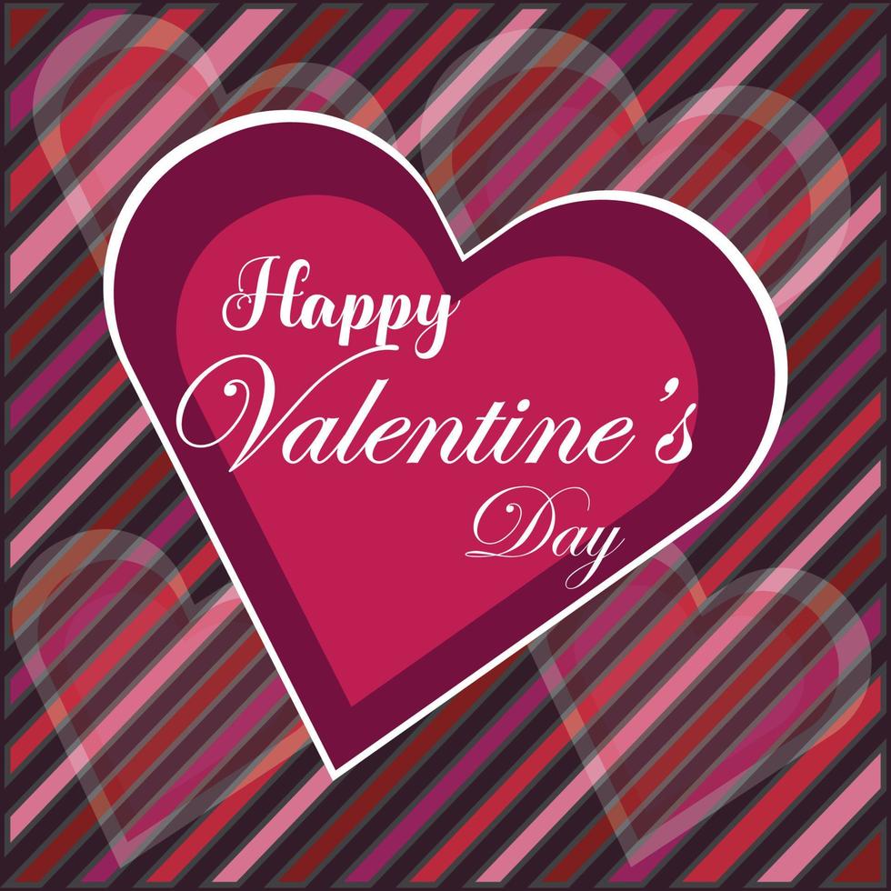 Valentines Day Pattern Background Design Vector
